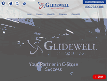 Tablet Screenshot of glidewelldistributing.com